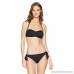 Emporio Armani EA7 Women's Sea World Core Bandeau Bikini Top and Bottom Set Black B0749WB9TW